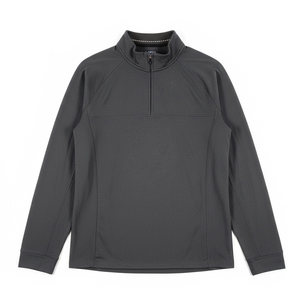 Vineyard Vines Men's Charcoal Heather Palmetto Golf Quarter-Zip size XL